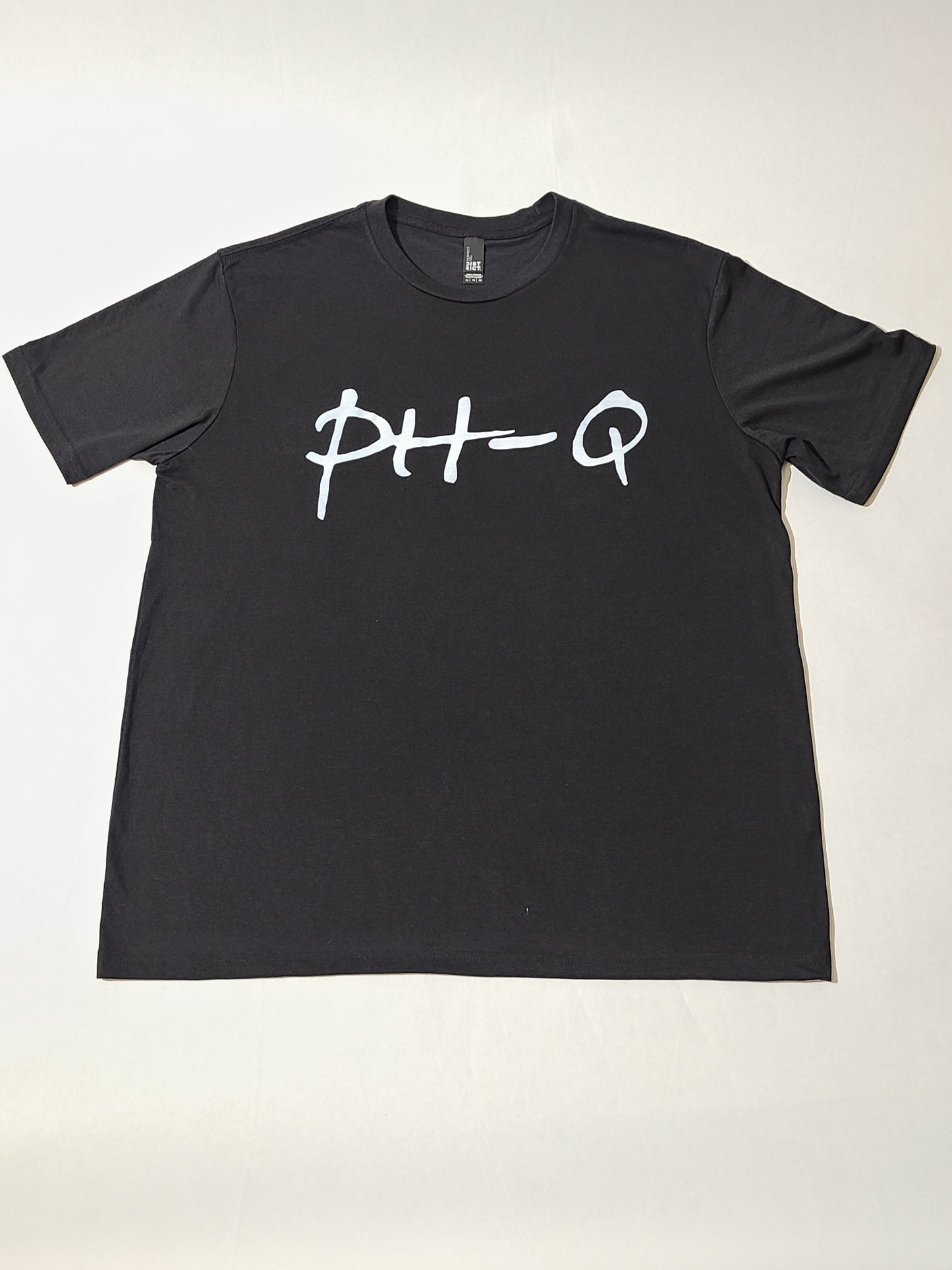 Black with Large White Print