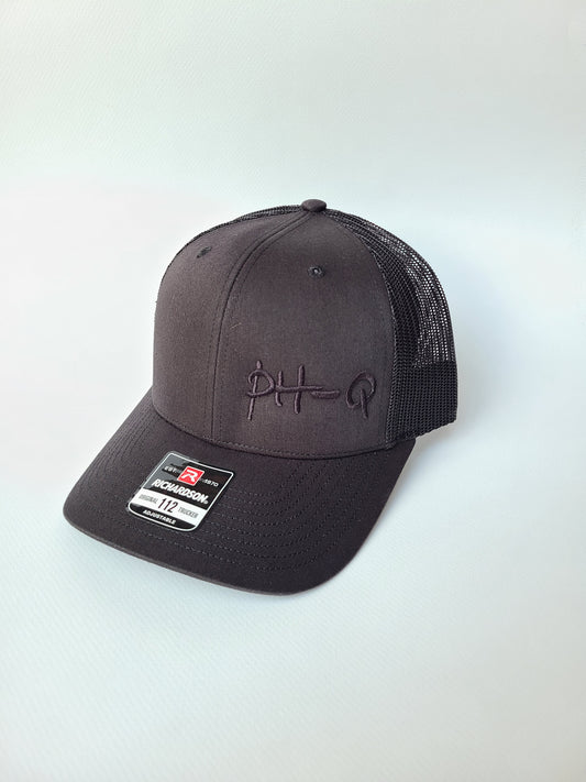 Richardson 112 - Black with Black Print Left Panel