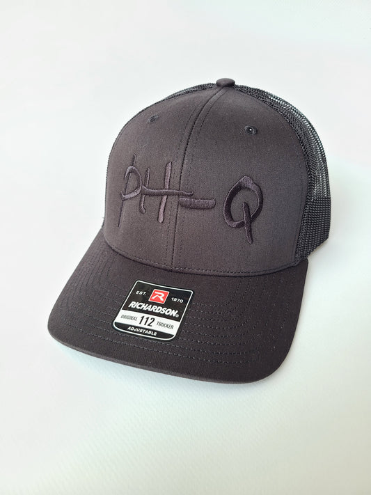 Richardson 112 - Black with Black Large Print