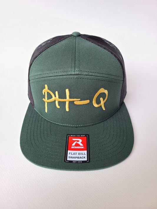 Richardson 168 - Dark Green / Black with Gold Print