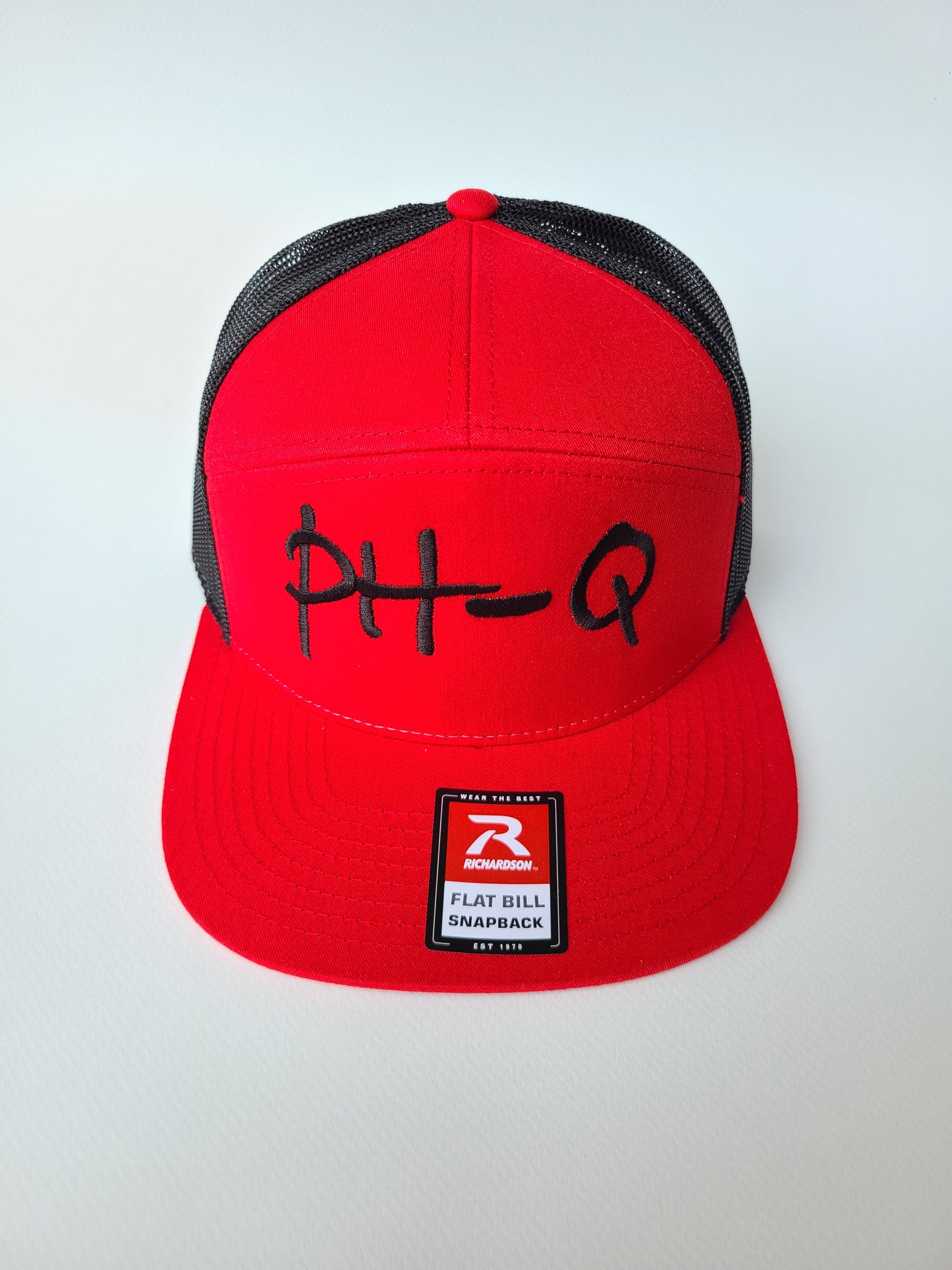 Richardson 168 - Red / Black with Black Print